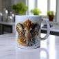 Preview: Keramiktasse Elefant  Design Nr. 2 Kaffeebecher Teetasse Kaffeetasse - Artikel Nr. 1100084